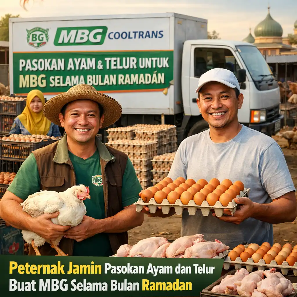 Peternak Jamin Pasokan Ayam dan Telur Buat MBG Selama Bulan Ramadan